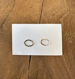 Sabina Oval Studs GF SS14G