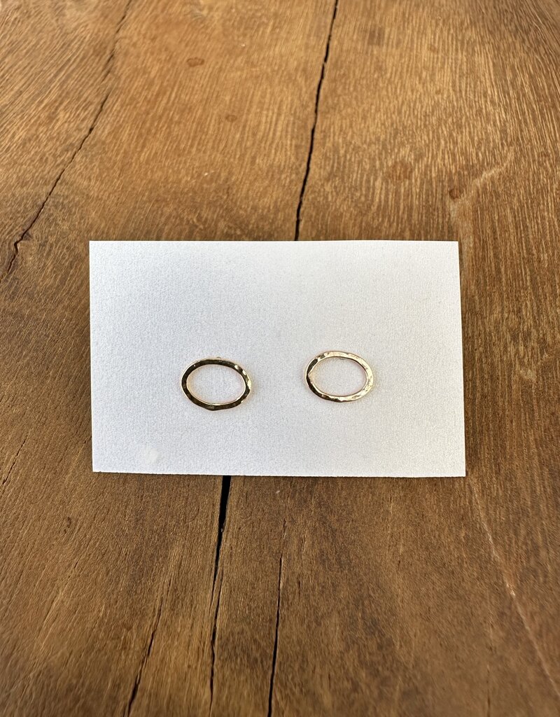 Sabina Oval Studs GF SS14G