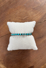 Caitlin Dunn Jewelry CDJ Hadley - Hmrd Oxdzd SS Cuff/ Mona Lisa Turq - B30