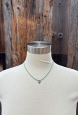 Caitlin Dunn Jewelry CDJ Ellie - Rondelle 14k GF/Brnz Hrts/Emrld - N146