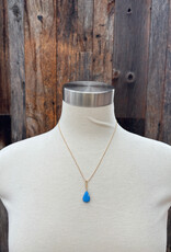 Caitlin Dunn Jewelry CDJ Lolli -14k GF/Prl/Ceruleite - N158