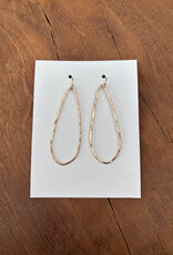 Elizabeth Nicole Elizabeth Nicole XL GF Raindrop Hoops E160
