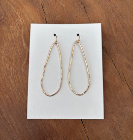 Elizabeth Nicole Elizabeth Nicole XL GF Raindrop Hoops E160