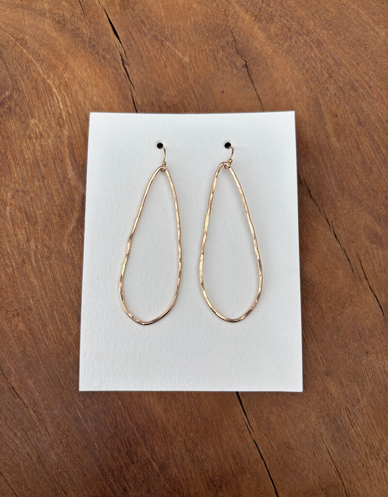 Elizabeth Nicole Elizabeth Nicole XL GF Raindrop Hoops E160