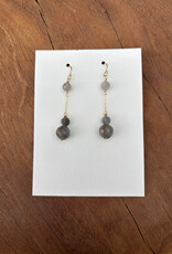 Elizabeth Nicole Elizabeth Nicole Labradorite Drop GF Chain E170