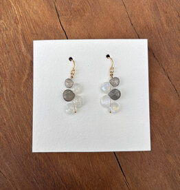 Elizabeth Nicole Elizabeth Nicole Moonstone Ladder Grey & Rainbow E169