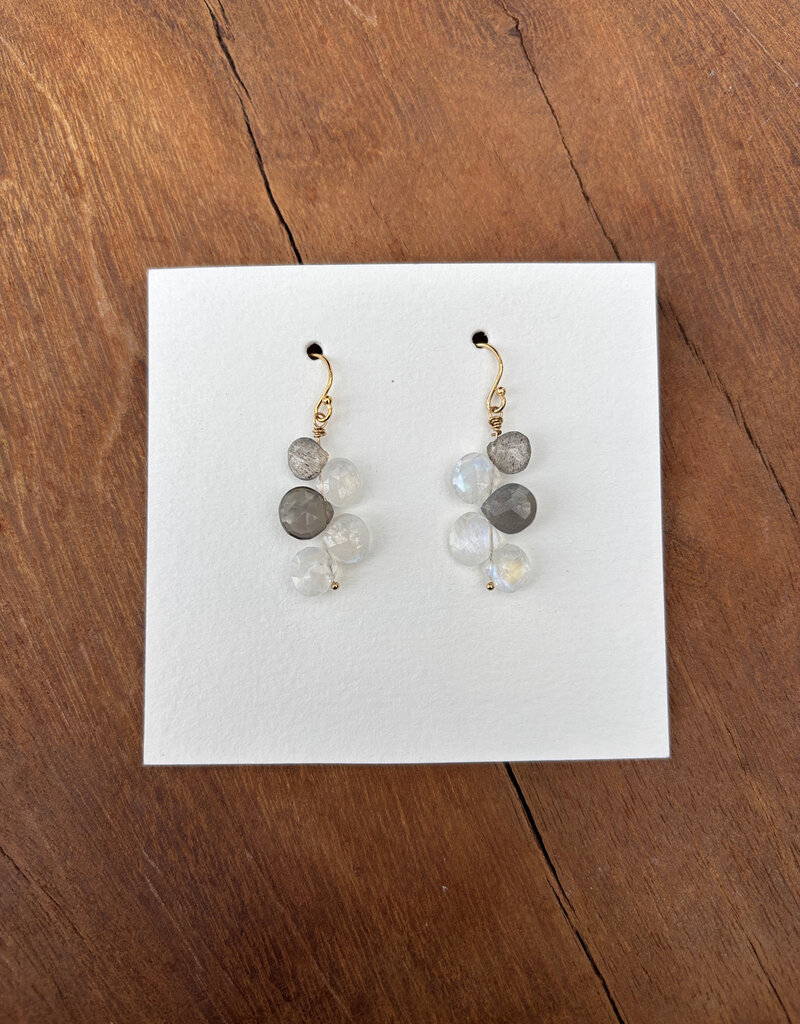 Elizabeth Nicole Elizabeth Nicole Moonstone Ladder Grey & Rainbow E169