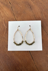 Elizabeth Nicole Elizabeth Nicole GF Rain Drop w/ Green Zircon Wrap E165