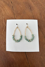 Elizabeth Nicole Elizabeth Nicole GF Rain Drop w/ Turquoise Wrap E164