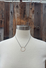 Elizabeth Nicole Elizabeth Nicole GF Hoop and SS OX Chain Large N171