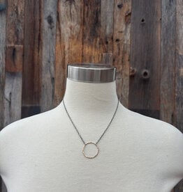 Elizabeth Nicole Elizabeth Nicole GF Hoop and SS OX Chain Large N171