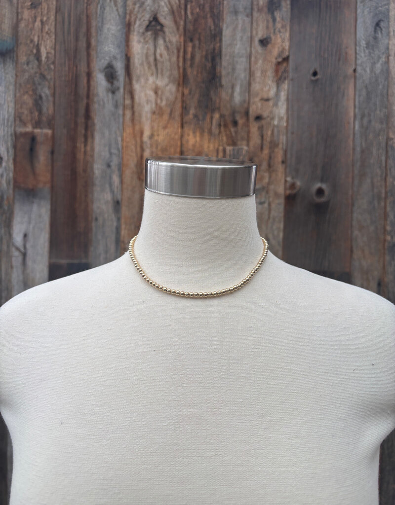 Elizabeth Nicole Elizabeth Nicole 14K GF Ball Party Necklace N26