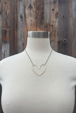 Elizabeth Nicole Elizabeth Nicole 5 GF Hearts SS OX Chain 25" N173A