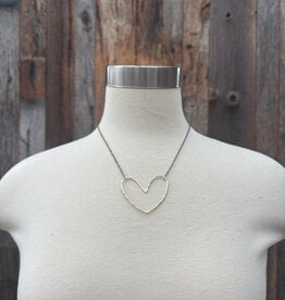 Elizabeth Nicole Elizabeth Nicole 5 GF Hearts SS OX Chain 25" N173A