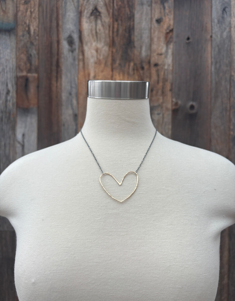 Elizabeth Nicole Elizabeth Nicole 5 GF Hearts SS OX Chain 25" N173A