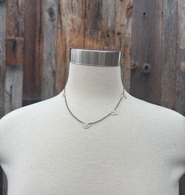 Elizabeth Nicole Elizabeth Nicole 5 GF Hearts SS OX Chain 16" N173