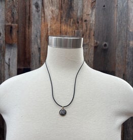 Robin M Designs Robin M Designs Celestial Diam. on Leather Cord