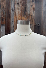 Robin M Designs Robin M Designs Pearls & Gems on Silk 14k Clasp 16"