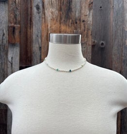 Robin M Designs Robin M Designs Pearls & Gems on Silk 14k Clasp 16"