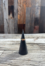 Robin M Designs Robin M Designs Elevated Pink Tourm. Tear Drop 18k sz. 7