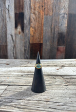 Robin M Designs Robin M Designs Cat's Eye Aquamarine 18k Ring sz.8