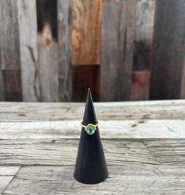 Robin M Designs Robin M Designs Gaia Tourmaline Paraiba 18k sz. 7