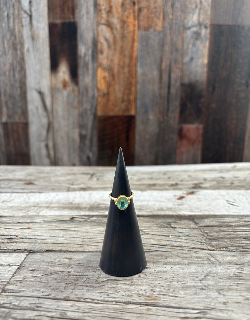 Robin M Designs Robin M Designs Gaia Tourmaline Paraiba 18k sz. 7