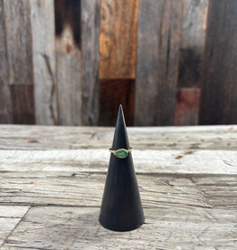 Robin M Designs Robin M Designs Elevated Emerald Pear 18k sz. 6.25