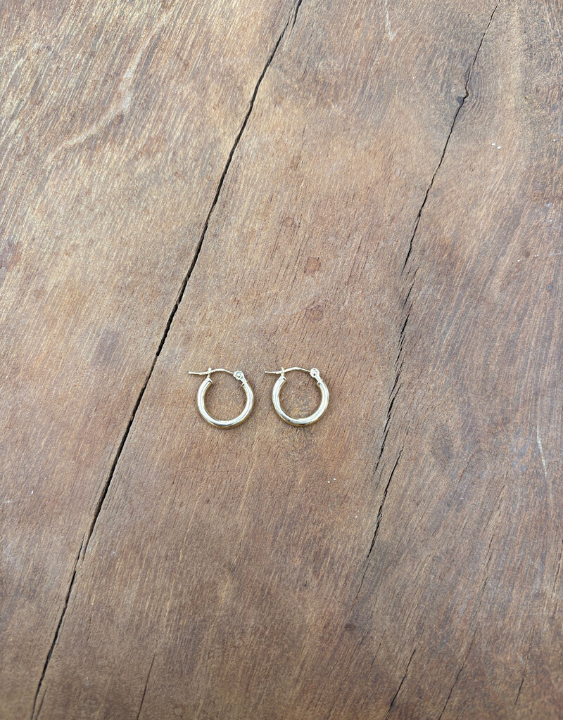 Robin M Designs Robin M Designs Small Gold Hoops 14k