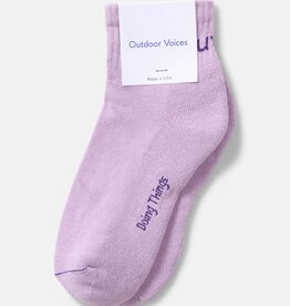 Outdoor Voices OV Rec Ankle Sock Faded Lilac