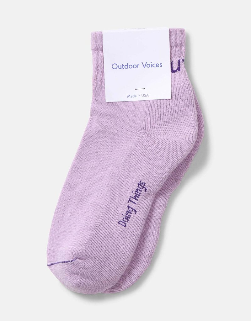 Outdoor Voices OV Rec Ankle Sock Faded Lilac