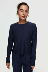 Outdoor Voices CloudKnit Boxy L/S Navy