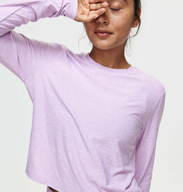 Outdoor Voices CloudKnit Boxy L/S Orchid