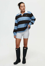 Outdoor Voices Club Polo Storm Stripe