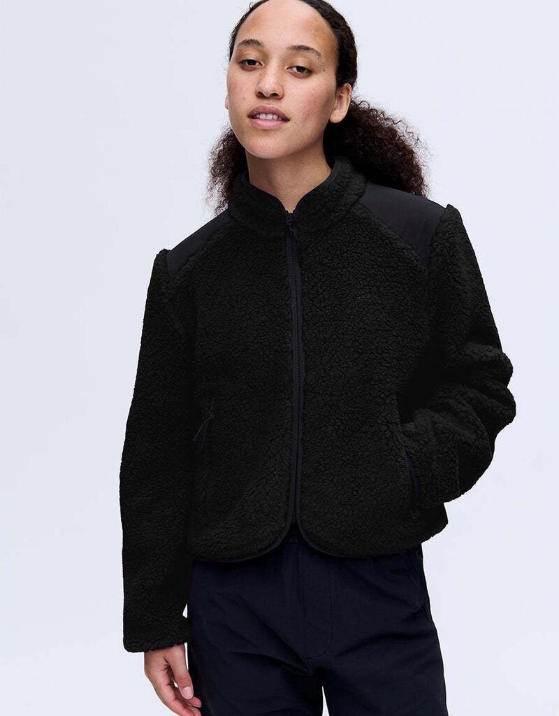 Outdoor Voices Candy Fleece Jacket Black