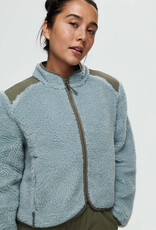 Outdoor Voices Candy Fleece Jacket Steel