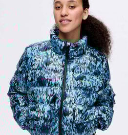 Outdoor Voices Rainy Floral Puff Mineral Blue