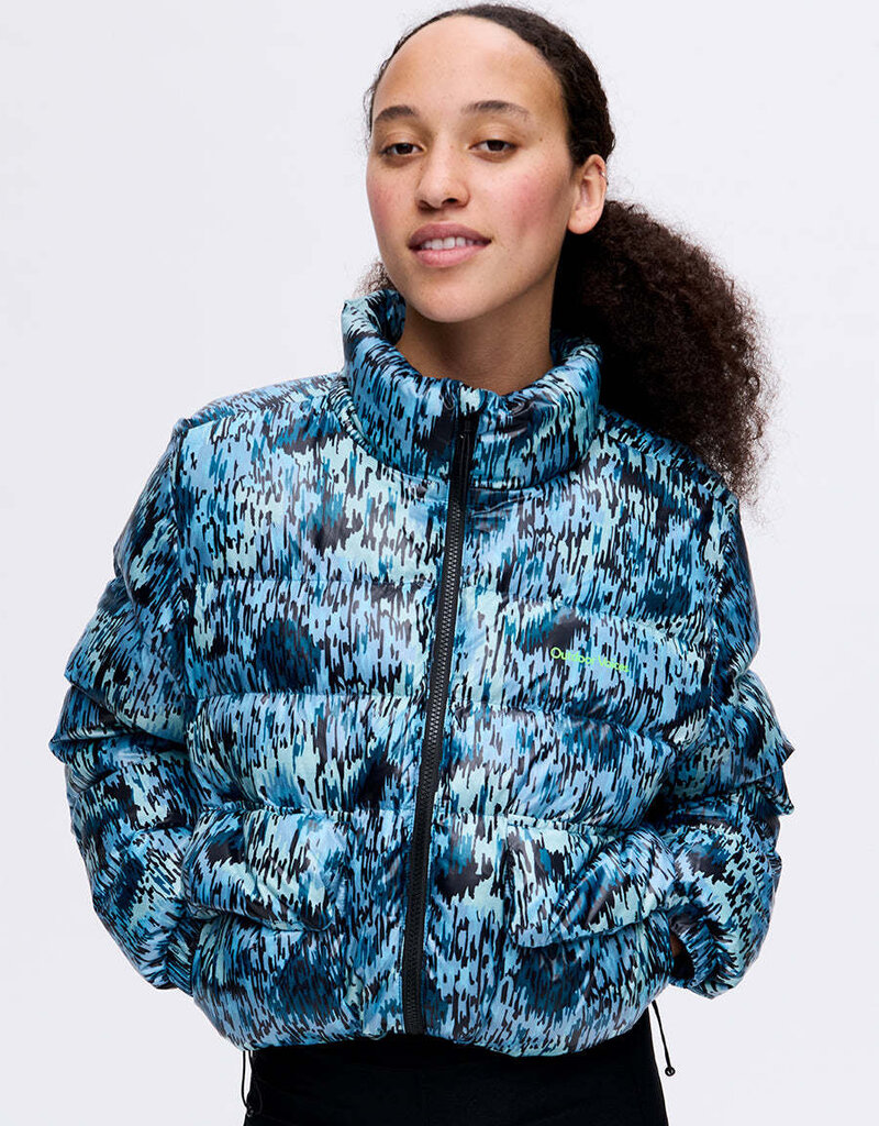 Outdoor Voices Rainy Floral Puff Mineral Blue