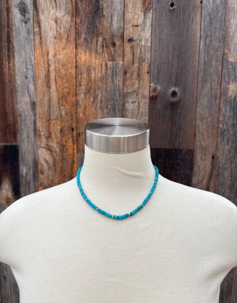 Caitlin Dunn Jewelry CDJ Mila - Rondelle/GF/Turq - N155