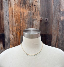 Caitlin Dunn Jewelry CDJ Reilly - GF Hmmrd Mini Dot/Turq/YlwSphre - N84