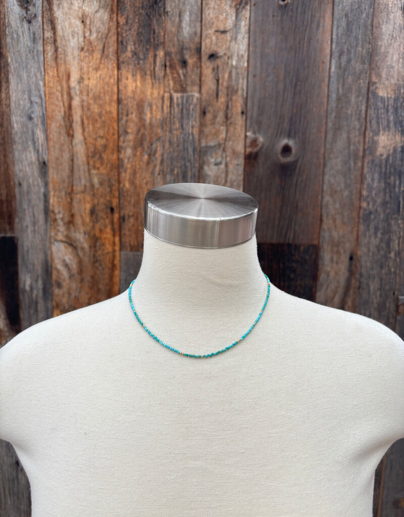 Caitlin Dunn Jewelry CDJ Rondelle/GF/Turq/Wtrmln Trmln/Bl Trmln - N157