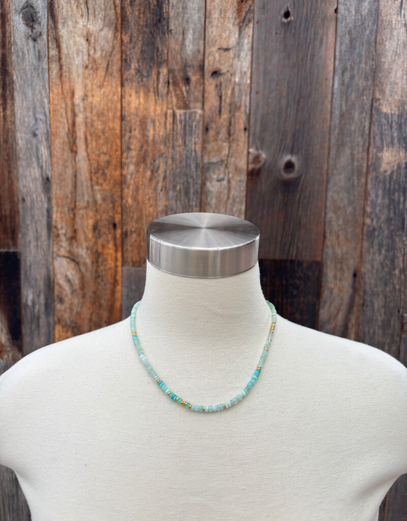 Caitlin Dunn Jewelry CDJ Madeline - Rondelle/GF/Opal - N156