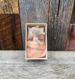 Maileg Maileg Princess Mouse Little Sister in Matchbox 17-5101-00