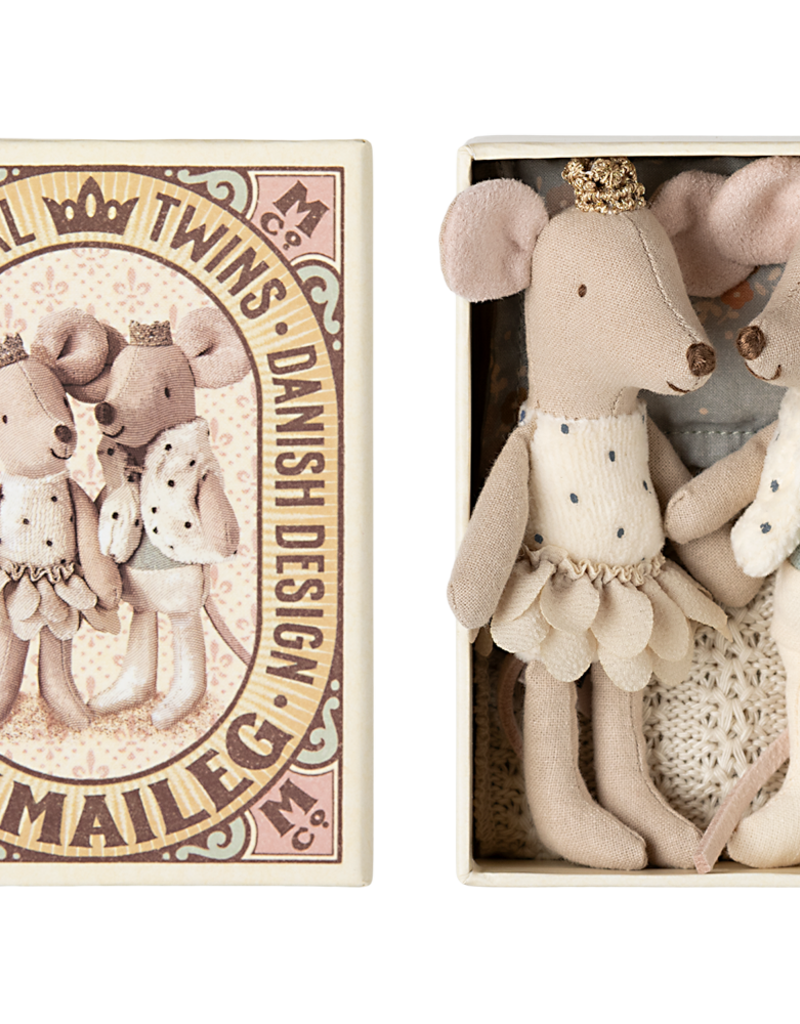 Maileg Maileg Royal Twins Mice Little Sister and Brother 17-3102-00