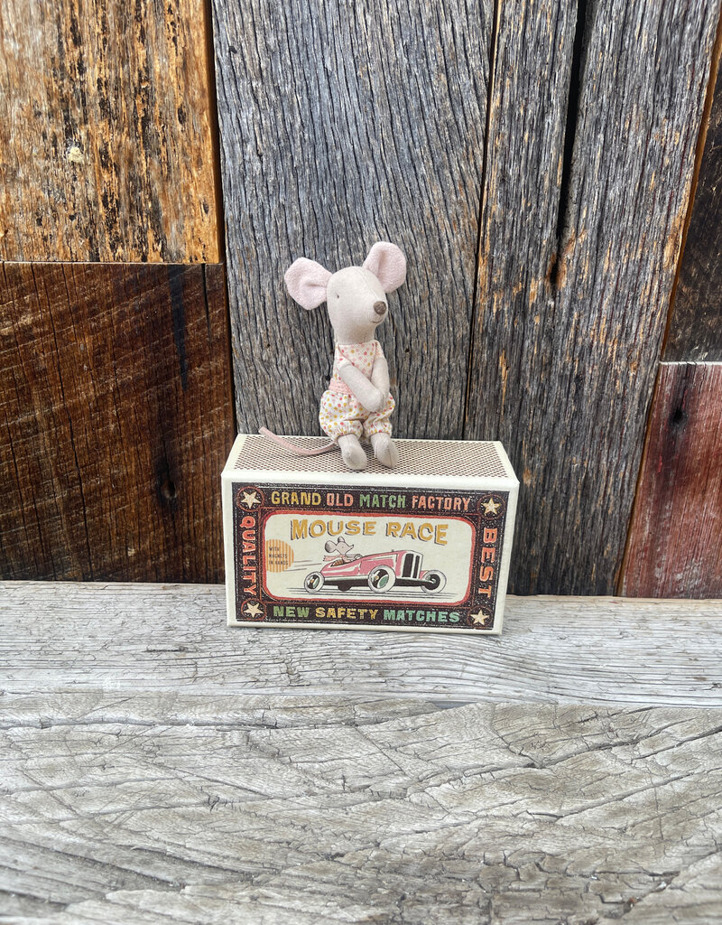 Maileg Maileg Little Sister Mouse in Matchbox 17-4100-00