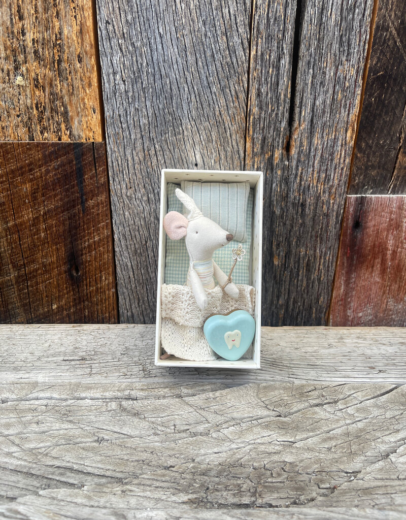 Maileg Maileg Tooth Fairy Mouse Little Brother in Matchbox 17-4105-00