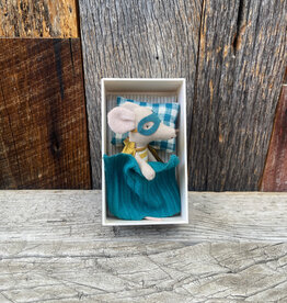 Maileg Maileg Super Hero Mouse, Little Brother in Matchbox 17-3101-00