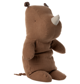 Maileg Maileg Safari Friends Rhino Medium Chocolate 16-3602-00