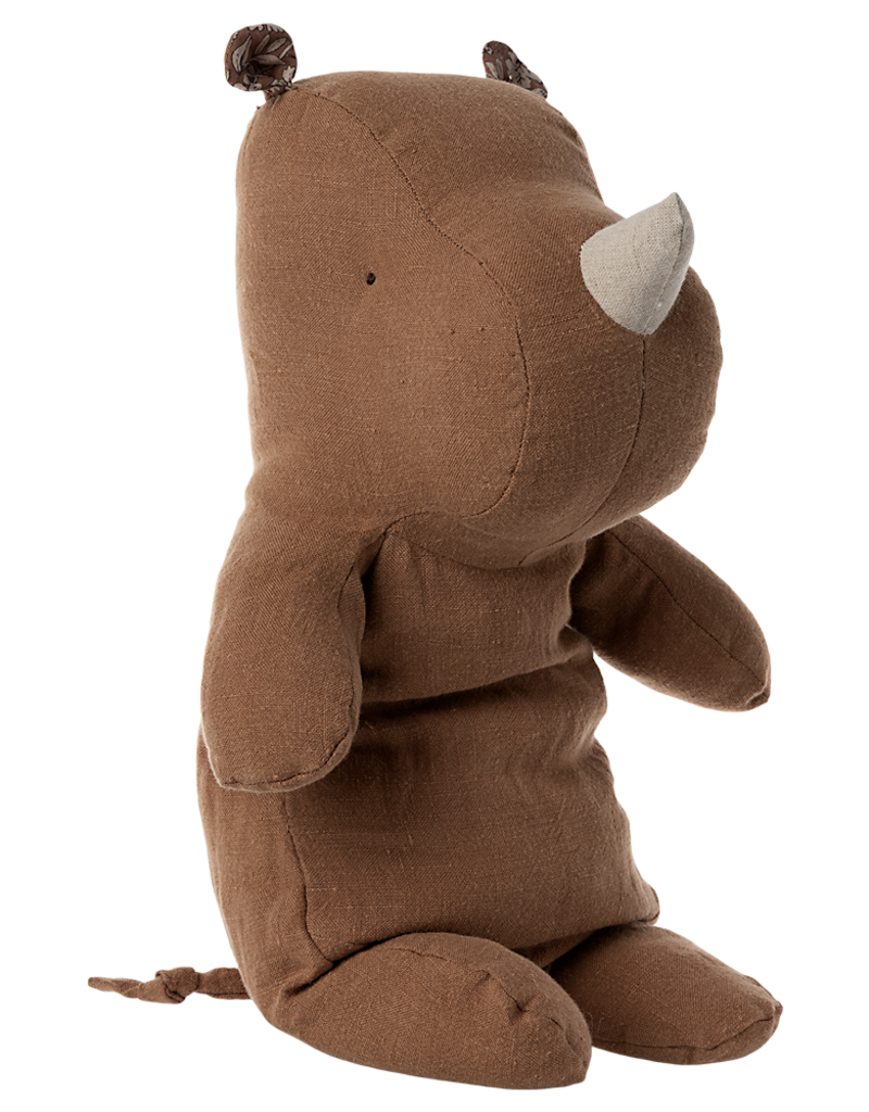 Maileg Maileg Safari Friends Rhino Medium Chocolate 16-3602-00