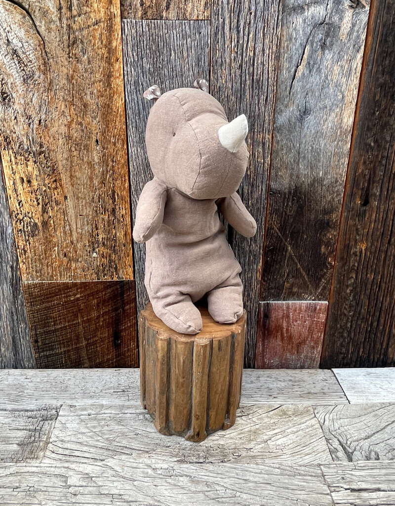 Maileg Maileg Safari Friends Rhino Medium Light Brown 16-3602-01